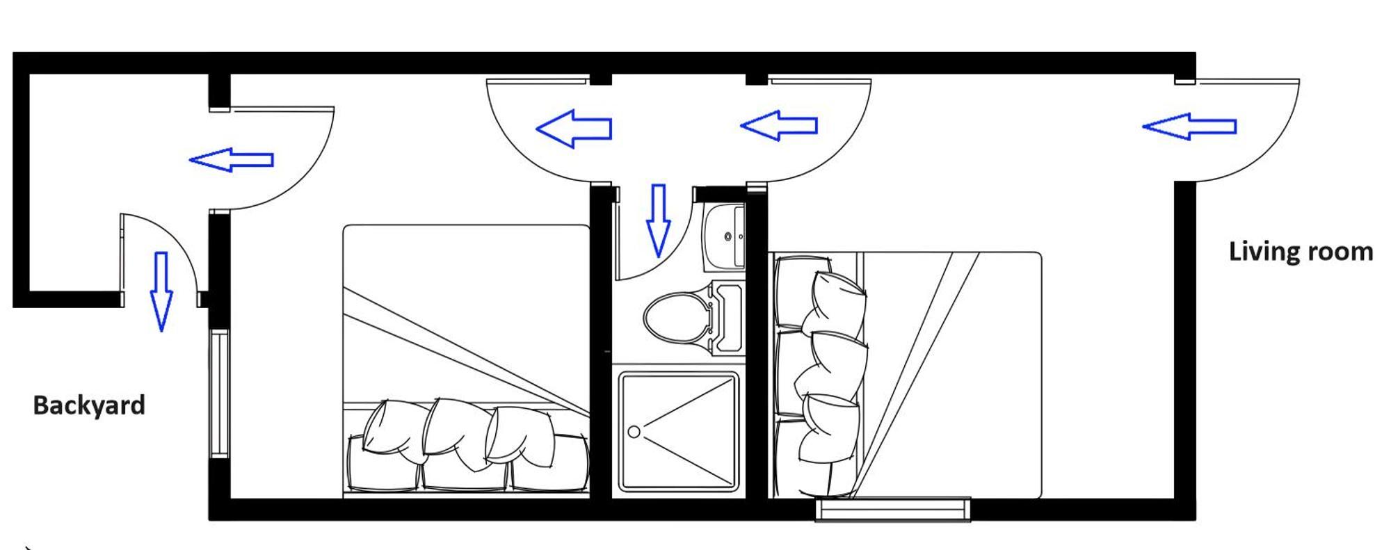 Budget Quad Room With En Suite Bathroom 36B Toronto Exteriör bild